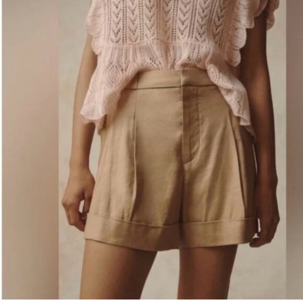 Anthropologie Maeve Avery Pleated Shorts – Size 6